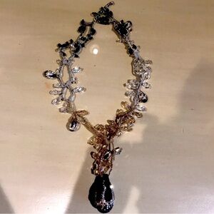 Rare Authentic Swarovski Dragon Crystal Necklace. MSRP $1500
